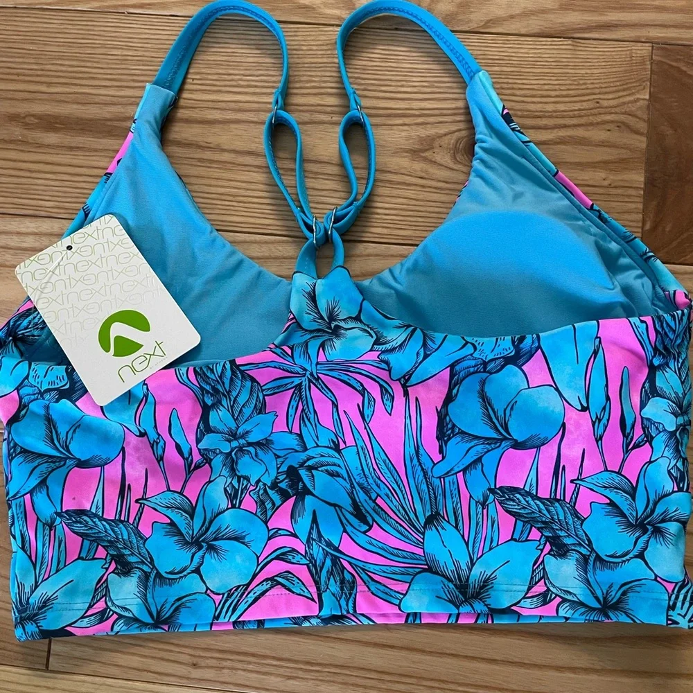 Next Direct Blue and Pink Bikini Swimwear - Picture 2 of 3